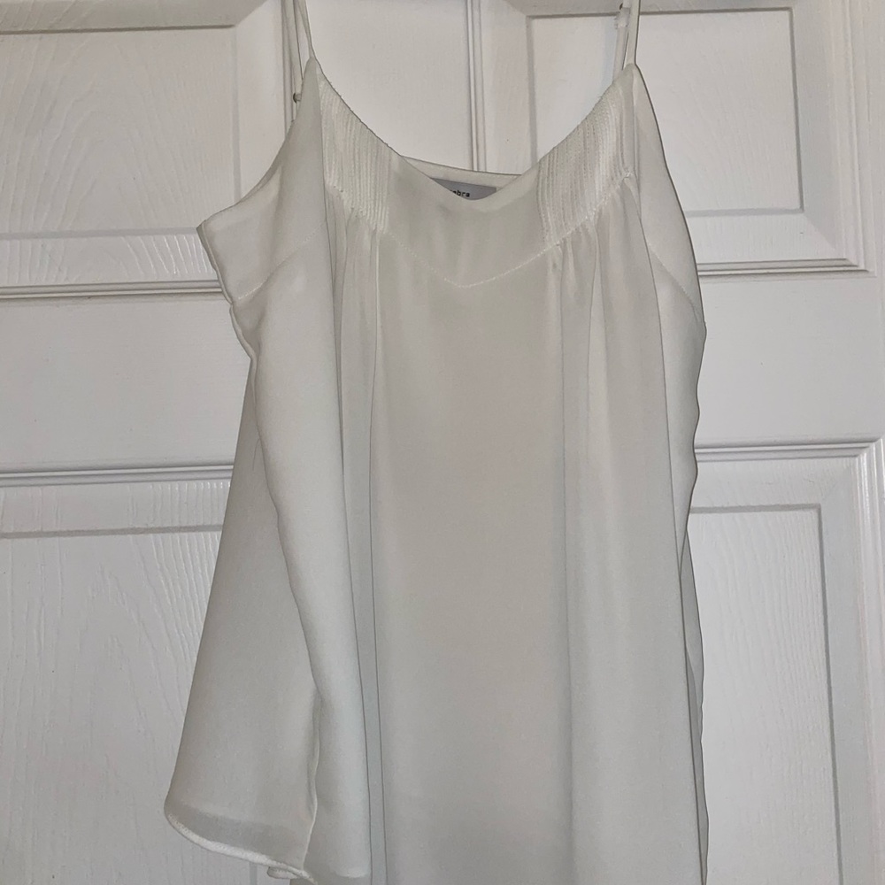 Naked Zebra White Tank